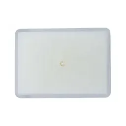 Piercing Nariz Oro 10k Zirconia Blanca Curva Stud - Imagen 4