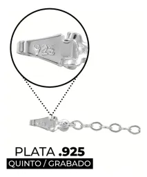 Pulsera Plata 925 Tréboles Facetados Cadena Barbada - Imagen 3