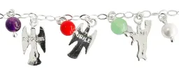 Pulsera de Plata 925 con Cuarzo Multicolor Siete Arcángeles Ajustable - Imagen 4