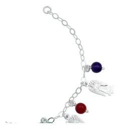 Pulsera Plata 925 Arcángeles y Chakras Ajustable Protección Espiritual - Imagen 4