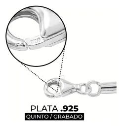 Pulsera Plata 925 Cadena Serpiente Charms Corazones Zirconia Ajustable - Imagen 3