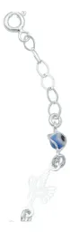 Pulsera Plata 925 Colibrí Ojo Turco Multicolor Ajustable - Imagen 4