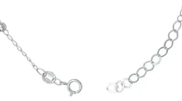 Pulsera Plata 925 Ajustable Diseño Cruz Virgen con Bola Diamantada - Imagen 5
