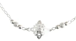 Pulsera Plata 925 Nudo de Bruja con Piedras Naturales Ajustable - Imagen 2