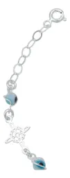 Pulsera de Plata 925 Nudo de Bruja Triqueta Ojo Turco Ajustable - Imagen 4
