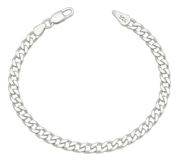 Pulsera de plata .925 plateado para hombre ajustable — Joyaris