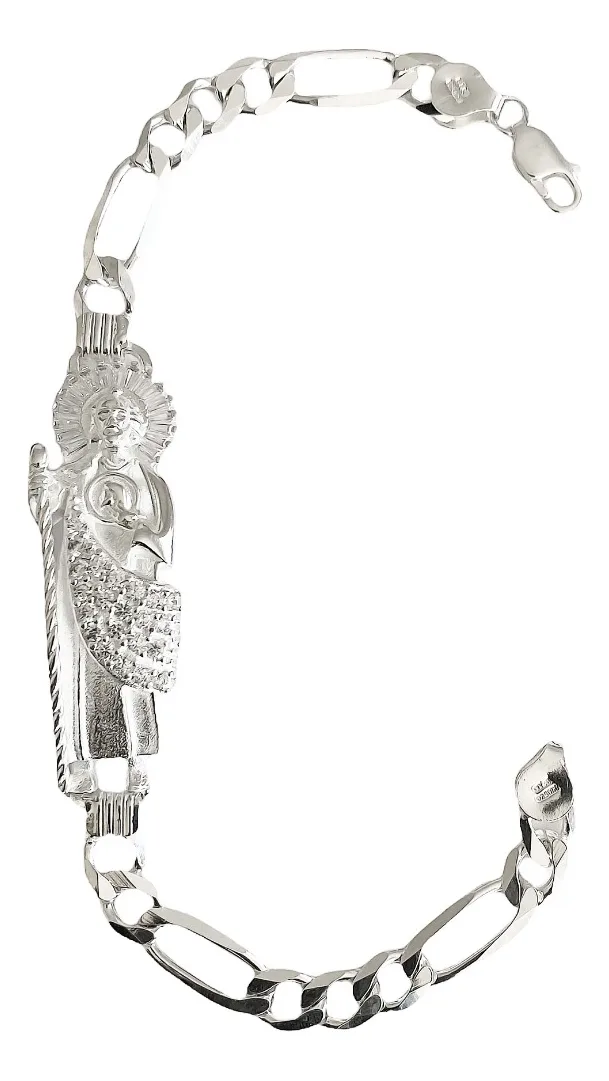 Pulsera de Plata 925 ajustable con diseño clásico para hombre - Joyaris joyería mexicana
