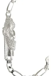 Esclava Hombre Fígaro San Judas Tadeo Plata .925 con - Imagen 2