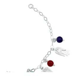 Pulsera Plata 925 Arcángeles y Chakras Ajustable Protección Espiritual - Imagen 4