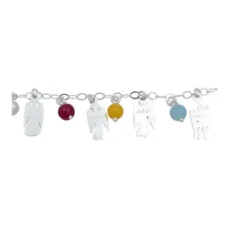 Pulsera Plata 925 Arcángeles y Chakras Ajustable Protección Espiritual - Imagen 6