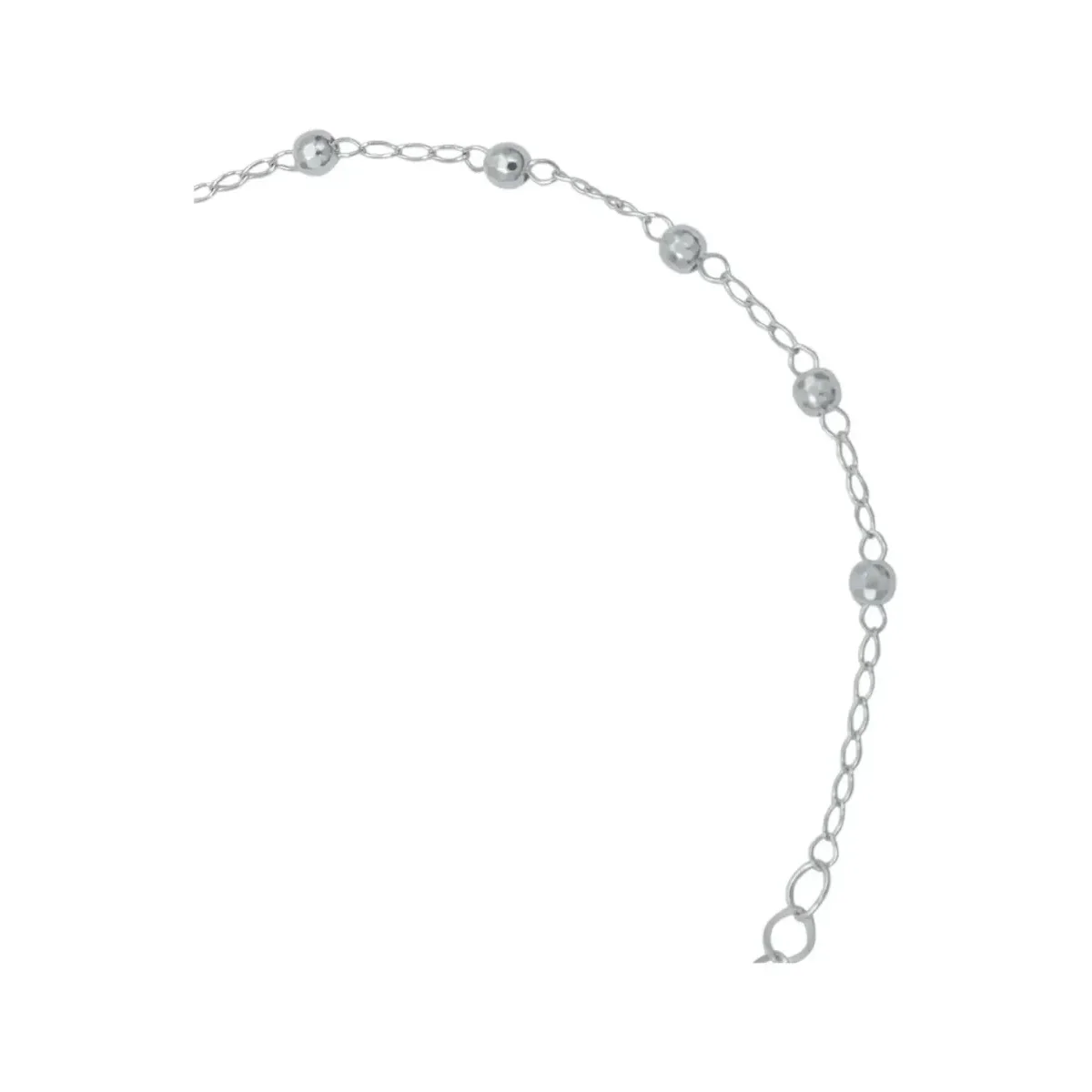 Pulsera Plata 925 Bola Diamantada Ajustable - Imagen 4