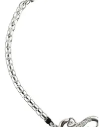 Pulsera Plata 925 Corazón Infinito Estrella Ajustable para Mujer - Imagen 4