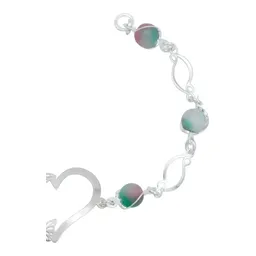 Pulsera Plata 925 Corazón Mariposas Tricolor con Cuarzo Natural para Mujer - Imagen 3