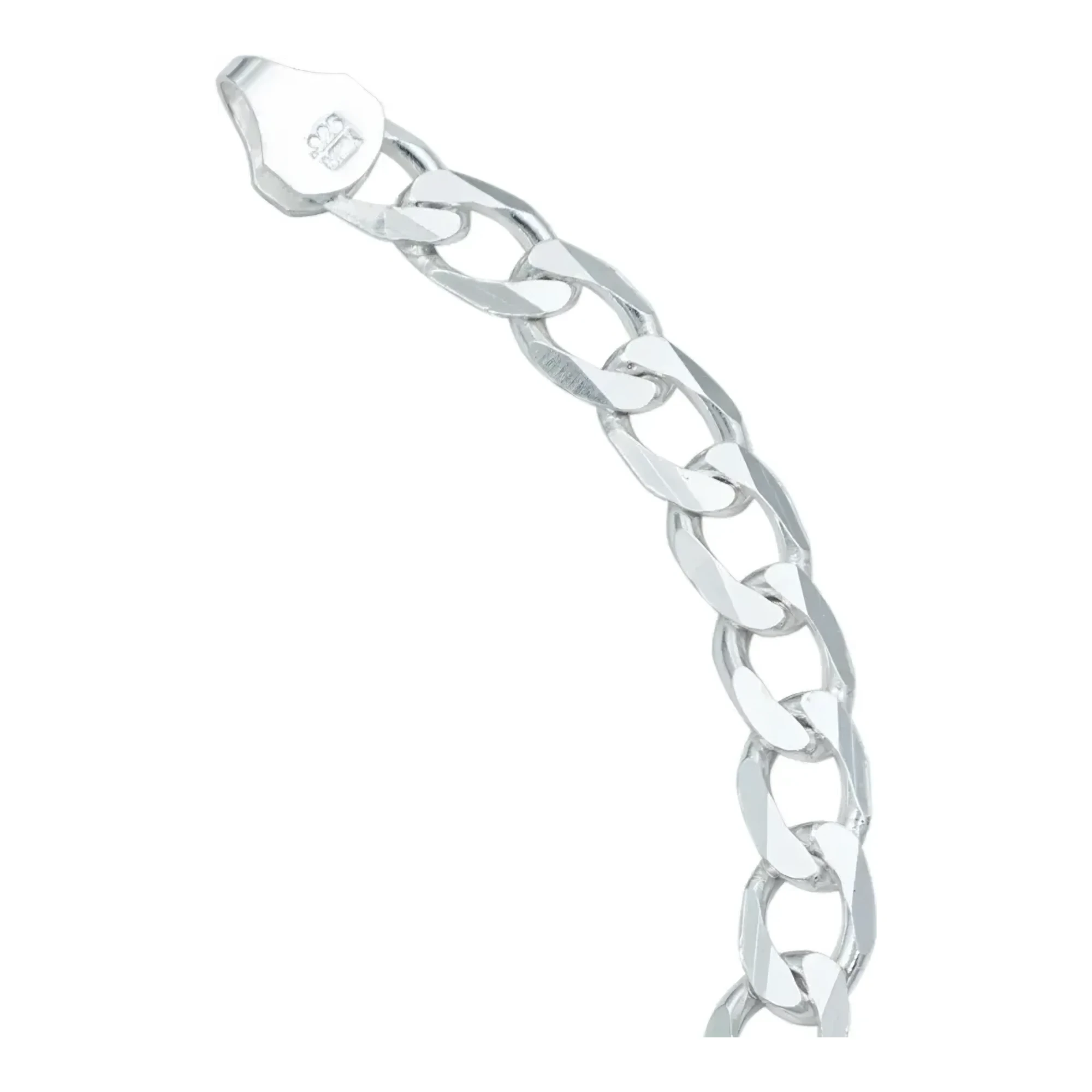Pulsera Cubana 6mm Plata .925 18.5cm - Imagen 5