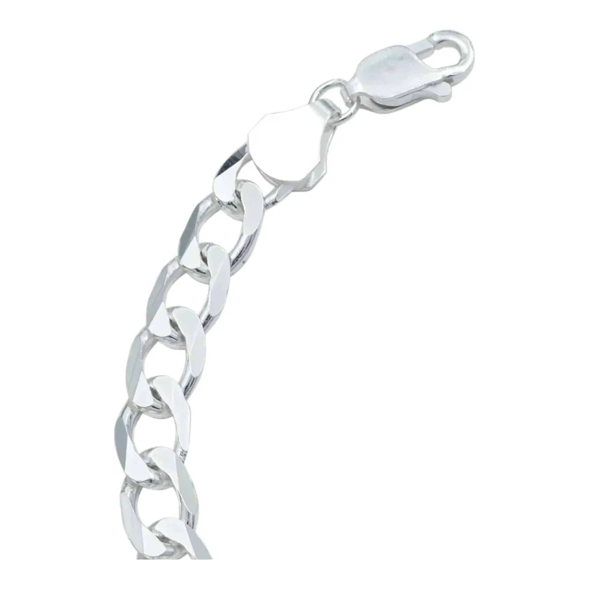 Pulsera Cubana 6mm Plata .925 18.5cm - Imagen 6