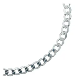 Pulsera de Plata 925 Tejido Cubano Barbado para Hombre 18cm - Imagen 4