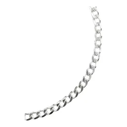 Pulsera Esclava Plata 925 Cadena Cubana Barbada - Imagen 4
