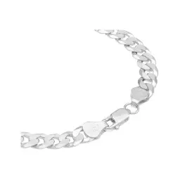 Pulsera Plata 925 Cadena Cubana Cerrada para Hombre - Imagen 5