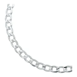 Pulsera Plata 925 Cubana Diamantada Hombre 20cm Eslabones - Imagen 3