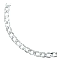 Pulsera Plata 925 Cadena Cubana Diamantada Caballero 21cm - Imagen 3
