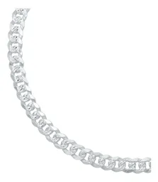Pulsera Cadena Cubana Diamantada Plata .925 para Hombre 21cm - Imagen 2