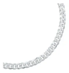 Pulsera Cadena Cubana Diamantada Plata .925 para Hombre 21cm - Imagen 3