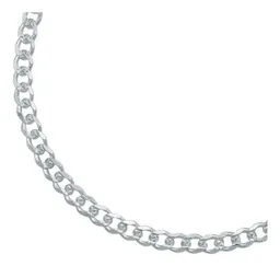 Pulsera Esclava Plata 925 Cubana Diamantada 21cm Unisex - Imagen 5