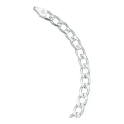 Pulsera Cubana Diamantada Plata .925 22cm - Imagen 6