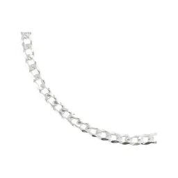 Pulsera Esclava Cadena Cubana Plata Ley .925 Diseño Clásico - Imagen 3