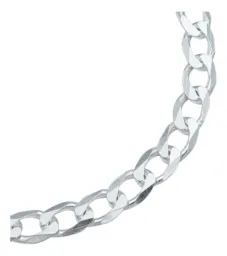 Pulsera Cubana Gruesa 6mm Plata .925 19cm - Imagen 3