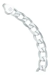 Pulsera Cubana Gruesa 6mm Plata .925 19cm - Imagen 4