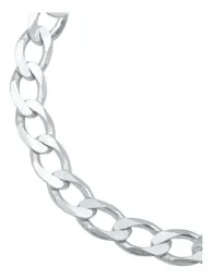 Pulsera Plata 925 Cadena Cubana Gruesa Hombre 22cm - Imagen 2