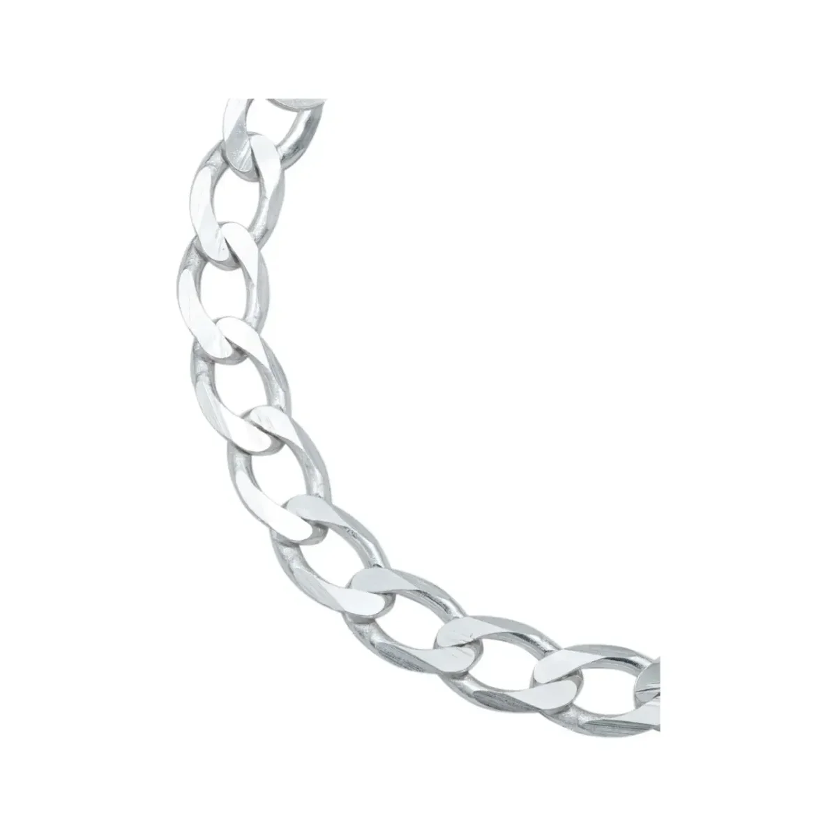 Pulsera Plata 925 Cadena Cubana Gruesa Hombre 22cm - Imagen 2