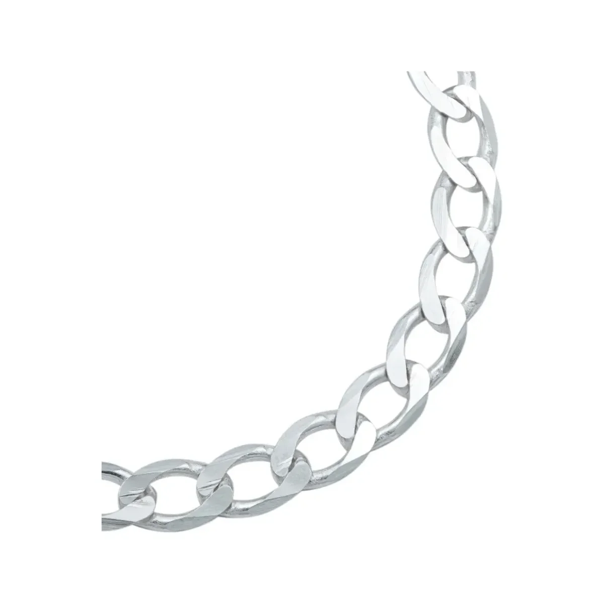 Pulsera Plata 925 Cadena Cubana Gruesa Hombre 22cm - Imagen 3