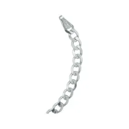 Pulsera Cubana Plata 925 de 17.5cm para Hombre - Imagen 5