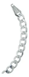 Pulsera Cubana Plata 925 de 17.5cm para Hombre - Imagen 4