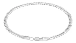 Pulsera Plata Ley 925 Cadena Cubana para Hombre - Imagen 3