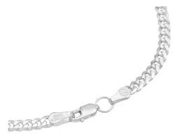 Pulsera Plata Ley 925 Cadena Cubana para Hombre - Imagen 5