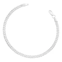 Pulsera Plata 925 Cubana para Hombre 20cm - Imagen 1