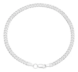 Pulsera Plata 925 Cubana para Hombre 20cm - Imagen 2