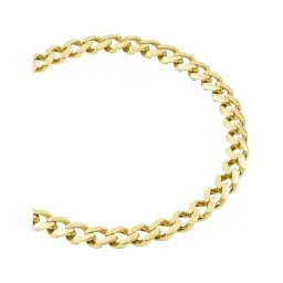 Pulsera Oro 10k Cubana con Zirconias 18cm - Imagen 4