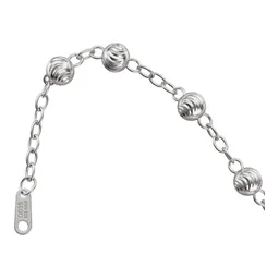 Pulsera de Plata .925 Bolas Facetadas 4 mm 17.5 cm - Imagen 3