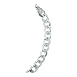 Pulsera de Plata 925 Tejido Cubano Barbado para Hombre 18cm - Imagen 4