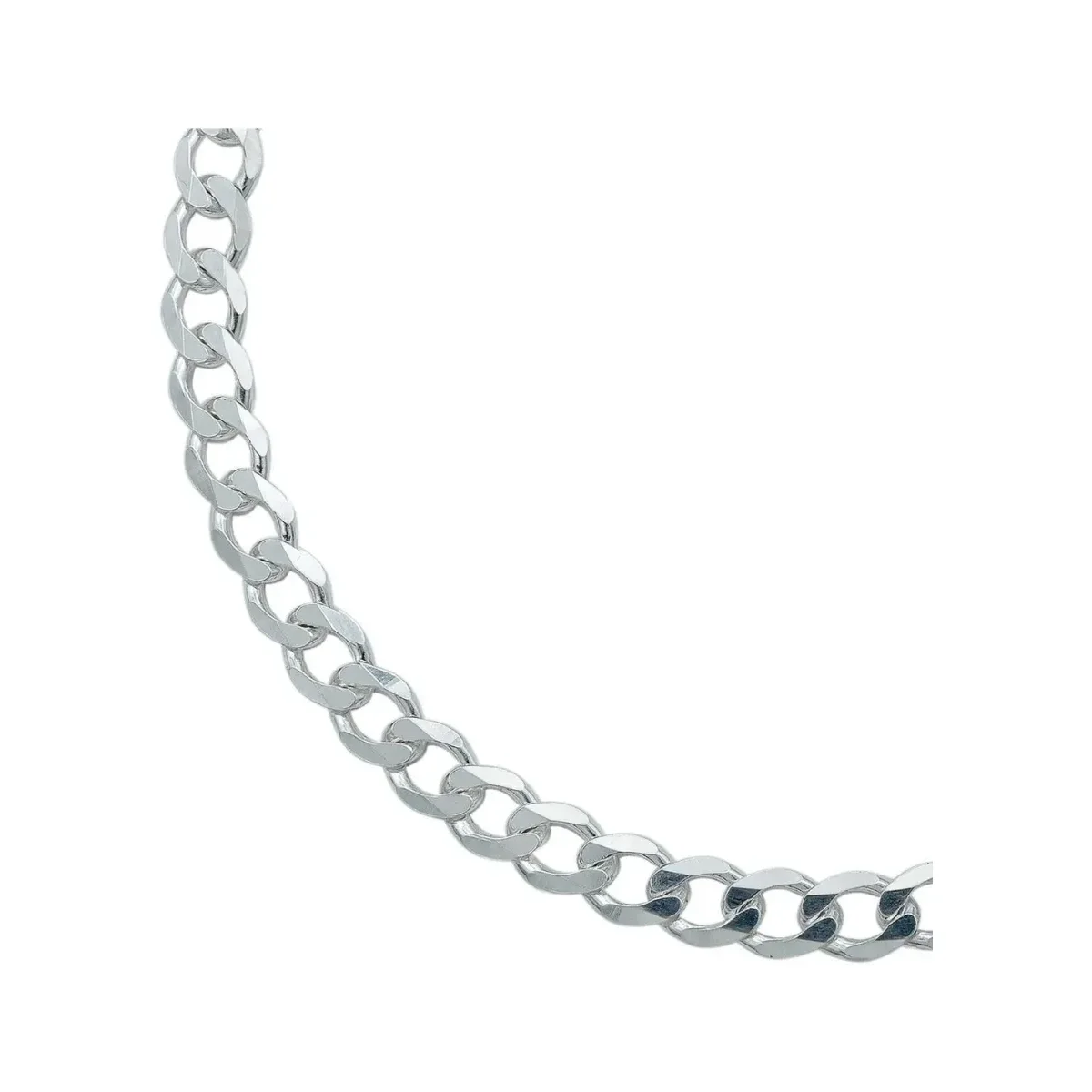 Pulsera de Plata 925 Tejido Cubano Barbado para Hombre 18cm - Imagen 5