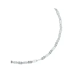 Pulsera de Plata Ley 925 Tejido Granito Doble Diamantado 18cm Para Mujer - Imagen 3