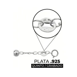 Pulsera Decenario Plata 925 con Dije Virgen y Cruz - Imagen 3