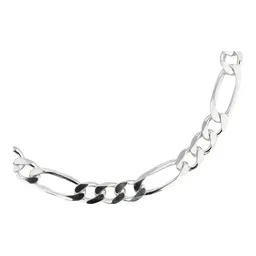 Pulsera Esclava Plata 925 Diseño Figaro 3x1 para Hombre 21cm - Imagen 3