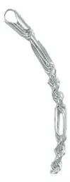 Pulsera Plata 925 Diseño Torsal Figaro para Hombre - Imagen 2
