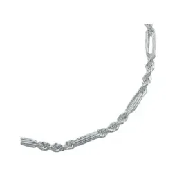 Pulsera Plata 925 Diseño Torsal Figaro para Hombre - Imagen 4