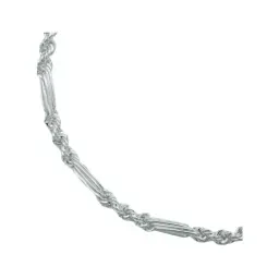 Pulsera Plata 925 Diseño Torsal Figaro para Hombre - Imagen 5
